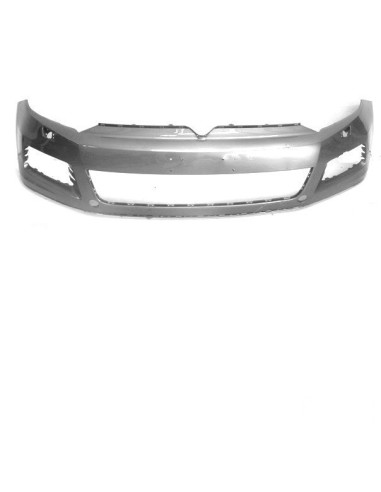 Front bumper for Volkswagen Touareg 2010 to 2014 with headlight washer holes Aftermarket Bumpers and accessories