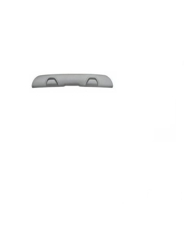 Modanatura paraurti posteriore per renault captur 2013 in poi grigia Aftermarket Paraurti ed accessori