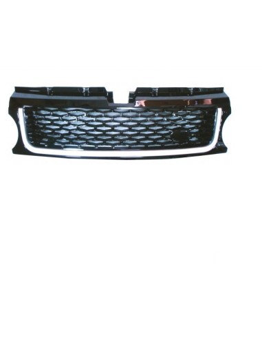 Mascherina griglia anteriore per range rover sport 2010 al 2012 nera silver Aftermarket Paraurti ed accessori