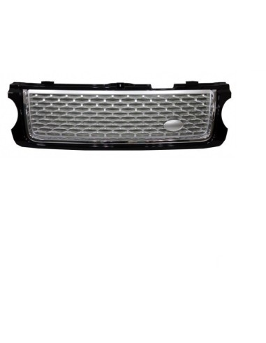 Mascherina anteriore per range rover 2010 in poi nera silver crom Aftermarket Paraurti ed accessori