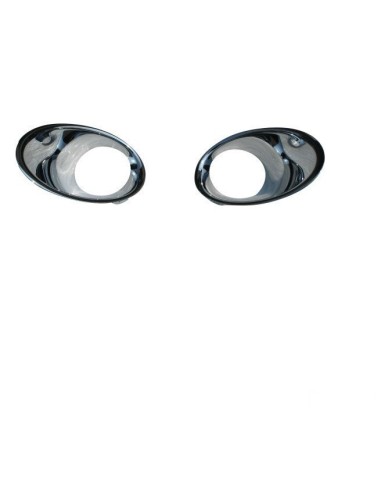 Kit chrome bezels fog lights for Renault Megane 2012 to 2014 Aftermarket Bumpers and accessories