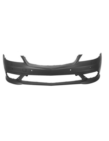 Front bumper s class w221 2009- with headlight washer, DRL holes and sensors park Aftermarket Bumpers and accessories