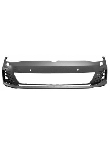 Front bumper for VW Golf 7 gti 2012- with headlight washer holes and holes sensors park Aftermarket Bumpers and accessories