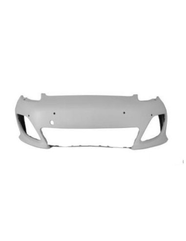 Front bumper for Porsche Panamera 2009- with headlight washer holes and sensors park Aftermarket Bumpers and accessories