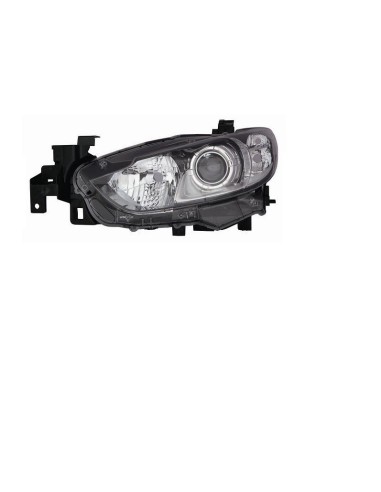 Headlight right front Mazda 6 2013 onwards black Aftermarket Lighting