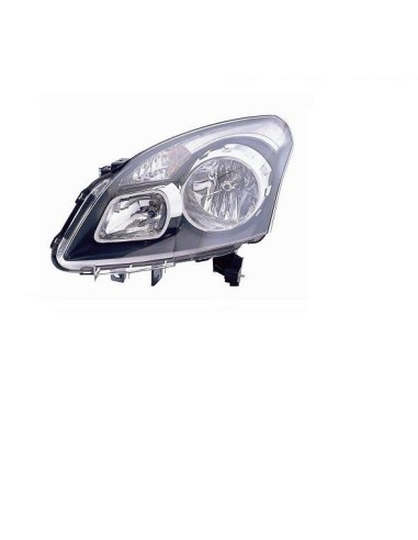 Headlight right front headlight for Renault Koleos 2008 to 2010 black dish Aftermarket Lighting