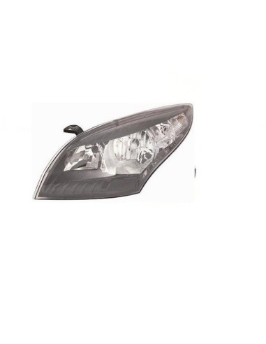 Headlight right front headlight for Renault Megane 2012 to 2014 black dish Aftermarket Lighting
