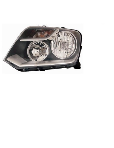 Headlight right front headlight for Volkswagen Amarok 2010 onwards parable black Aftermarket Lighting