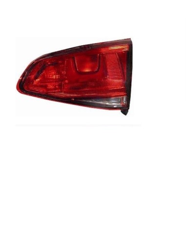 Fanale faro posteriore destro per vw golf 7 2012 in poi interno rosso chiaro Aftermarket Illuminazione