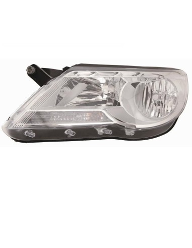 Headlight right front VW Tiguan 2009 to 2011 Aftermarket Lighting