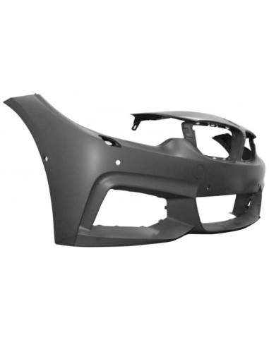 Front bumper for 4 F32 F33 F36 2013- with headlight washer, sensors and park assist M-tech Aftermarket Bumpers and accessories