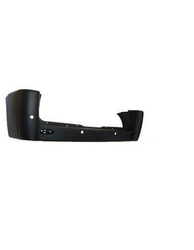 Rear Bumper Fascia jumpy expert 2007-- short pitch black with holes sensors Aftermarket Bumpers and accessories