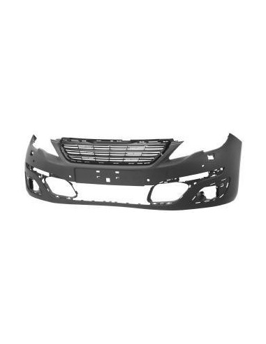 Front bumper for 308 2013-2017 with front fog lights, headlight washers and 4 holes sensors Aftermarket Bumpers and accessories