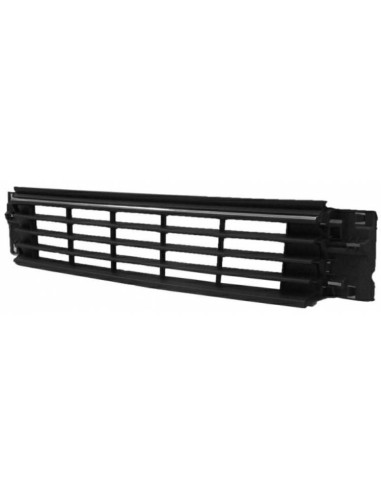 The central grille front bumper for VW Polo 2014-2017 with chrome trim Aftermarket Bumpers and accessories