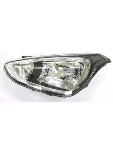 Headlight right front headlight for Hyundai i10 2013 onwards 2 black parables Aftermarket Lighting