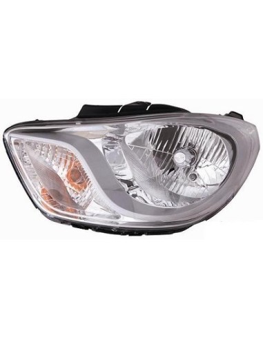 Headlight right front headlight for Hyundai i10 2011 onwards chrome parable Aftermarket Lighting