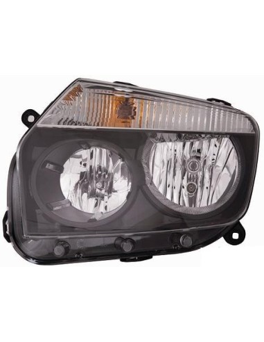 Headlight right front Dacia Duster 2010 onwards black Aftermarket Lighting