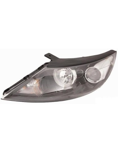 Headlight right front headlight for Kia Sportage 2010 onwards manual black Aftermarket Lighting