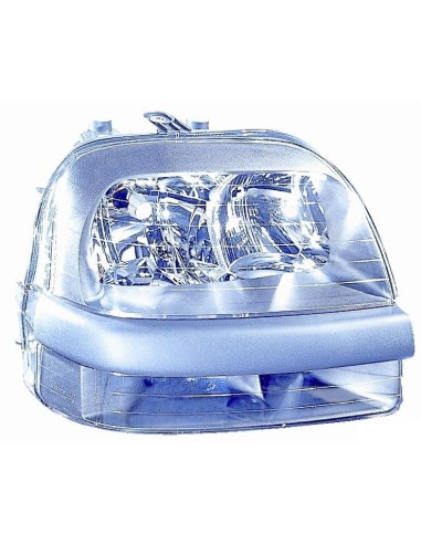 Headlight right front headlight for Fiat Doblo 2000 to 2005 with fog lights Aftermarket Lighting