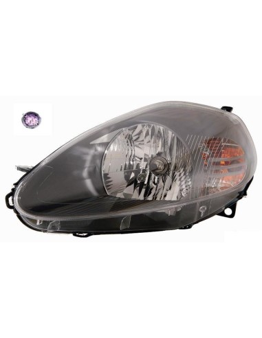 Right headlight Grande Punto 2008 onwards parable Gray Pink Connector Aftermarket Lighting