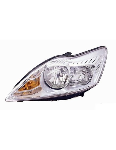 Headlight right front headlight for Ford Focus 2007 to 2010 chrome Aftermarket Lighting
