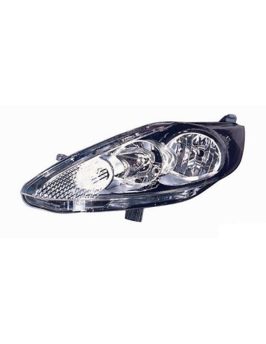 Headlight right front headlight for ford fiesta 2008 onwards parable black Aftermarket Lighting