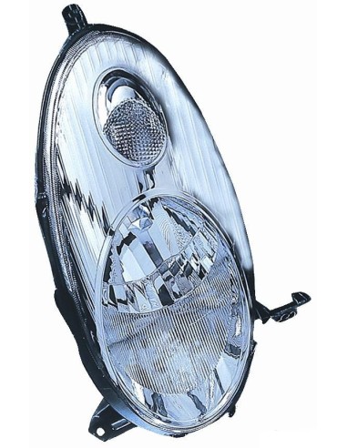 Headlight right front headlight for Nissan Micra 2003 to 2007 chrome Aftermarket Lighting