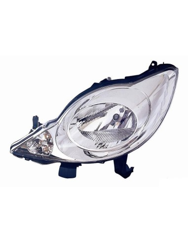 Headlight right front headlight for Peugeot 107 2005 to 2011 Aftermarket Lighting