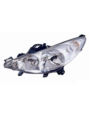 Faro anteriore destro per per peugeot 207 2006 in poi senza fendinebbia Aftermarket Illuminazione