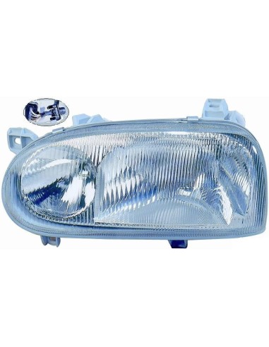 Headlight right front headlight for Volkswagen Golf 3 1991 to 1997 2 dishes Aftermarket Lighting