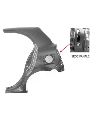 Left Rear Fender for nissan Micra 2010 to 2013 Aftermarket Plates