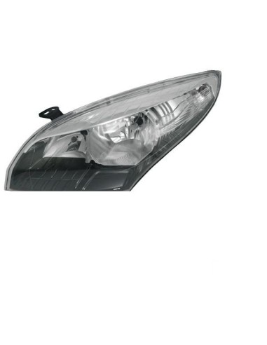 Left headlight for Renault Megane 2012 to 2014 parable chrome and black Aftermarket Lighting