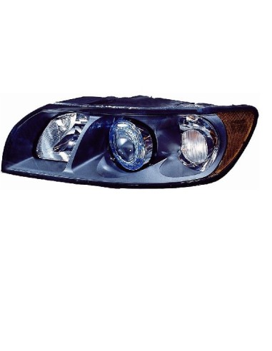 Headlight left front Volvo S40 v40 2004 to 2006 black xenon Aftermarket Lighting