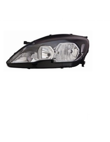 Faro luz proyector delantero izquierdo Peugeot 308 de 2013 en más halógeno Lucana Faros y luz