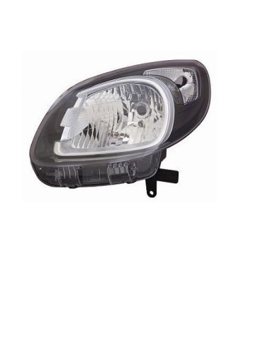 Projecteur phare avant gauche pour renault kangoo 2013 en puis noir Lucana Phares et Feux