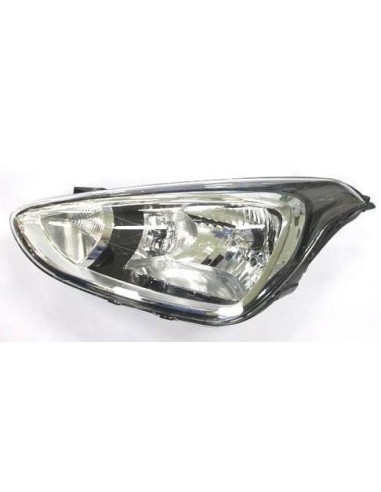 Faro luz proyector delantero izquierdo para Hyundai i10 2013 en adelante 2 parábolas negra Lucana Faros y luz