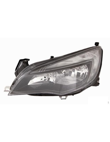 Left headlight for Opel Astra j 2009 onwards parable smooth black Aftermarket Lighting