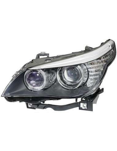 Faro luz proyector delantero izquierdo bmw serie 5 E60 E61, 2007 en más bixenon hella Faros y luz