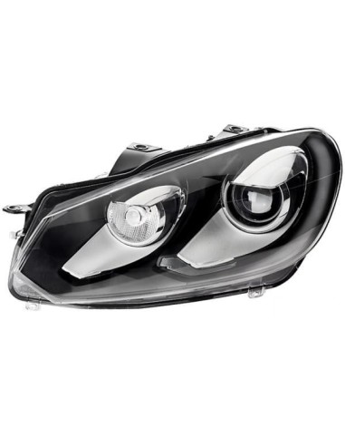 Faro luz proyector delantero izquierdo VW Golf 6 2008 en más bixenon dinami hella Faros y luz