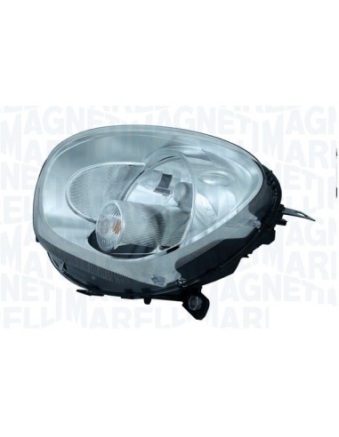Left headlight for mini countryman paceman 2010 onwards fr.White halo marelli Lighting