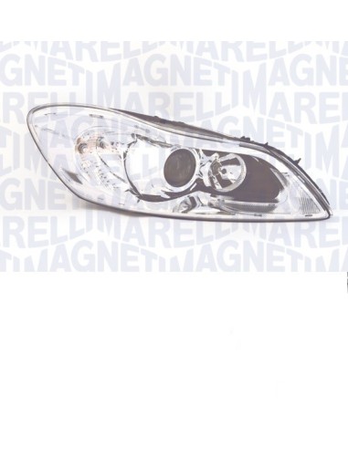Headlight left front Volvo C30 2009 onwards dynamic Xenon marelli Lighting