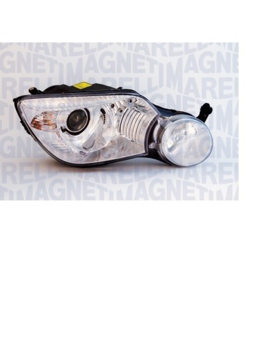 Faro luz proyector delantero izquierdo para skoda yeti 2009 al 2012 bixenon afs con antiniebla marelli Faros y luz