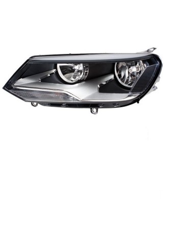 Headlight left front headlight for Volkswagen Touareg 2010 to 2014 hella Lighting