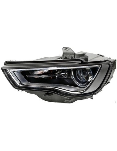 Faro luz proyector delantero izquierdo Audi A3 2012 en más bixenon oscuro hella Faros y luz