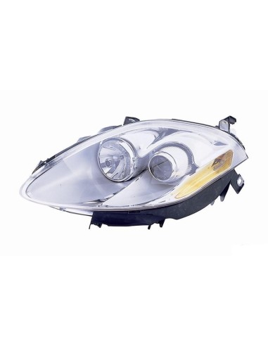 Headlight left front headlight for Fiat Bravo 2007 to 2010 chrome parable Aftermarket Lighting