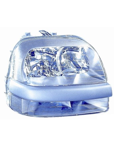 Headlight left front headlight for Fiat Doblo 2000 to 2005 with fog lights Aftermarket Lighting