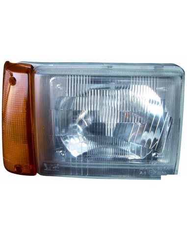 Headlight left front headlight for fiat panda 1986 to 2003 Electric Orange Aftermarket Lighting