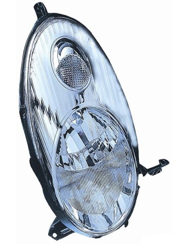 Headlight left front headlight for Nissan Micra 2003 to 2007 chrome Aftermarket Lighting