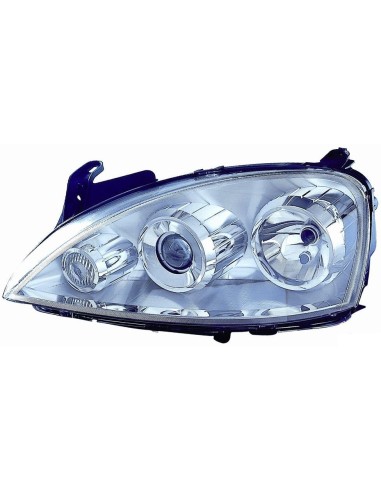 Faro proiettore anteriore sinistro per opel corsa c 2003 al 2006 impianto zkw Aftermarket Illuminazione