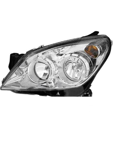 Headlight left front headlight for Opel Astra H 2007 to 2009 chrome Aftermarket Lighting